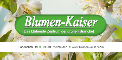 Blumen Kaiser in Rheinfelden - Das blühende Zentrum direkt im Herzen der Stadt.