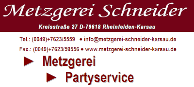 Metzgerei Schneider - Metzgerei Partyservice